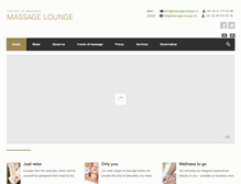 Tablet Screenshot of massage-lounge.ch